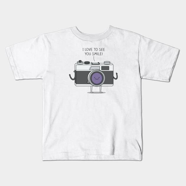 Smile Kids T-Shirt by milkyprint